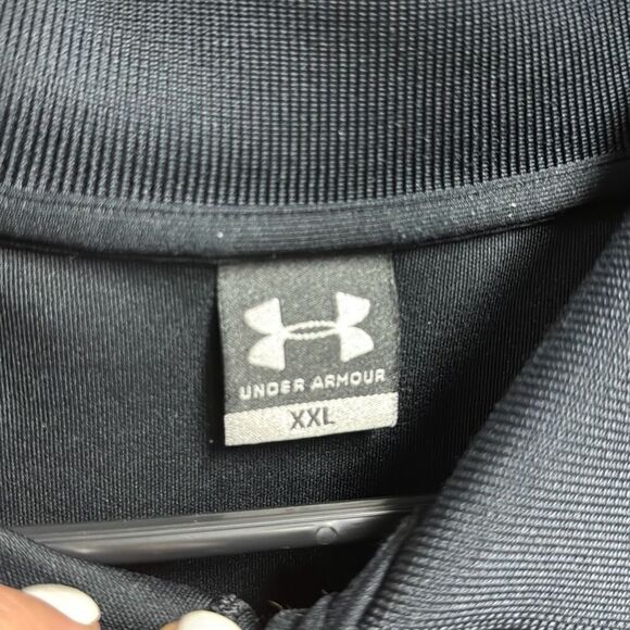 Under Armour Men’s Black Short Sleeve Polo Shirt Size XXL - Picture 4 of 6